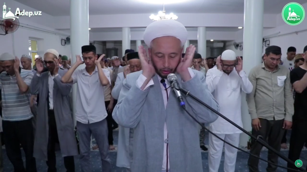 Taxiatosh tumani"Muhammad Murod eshon" jome masjidida muborak Qurbon hayiti namozidan videolavha